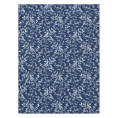 Leafline Spread Navy Weiß Tischdecke (Vorderseite)