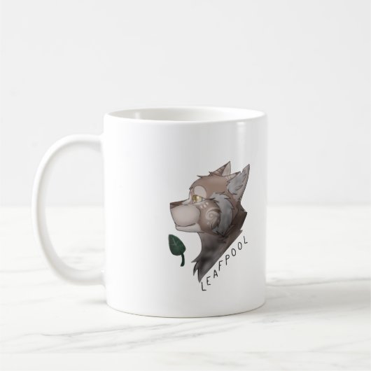 Leafpool Krieger-Katzen-Tasse Kaffeetasse (Links)