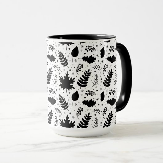 Leafs-Illustrationskunstwerk Tasse (VorderseiteRechts)