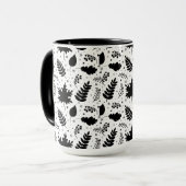 Leafs-Illustrationskunstwerk Tasse (Vorderseite Links)