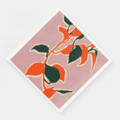 Leafy Abstraction Serviette (Ecke)