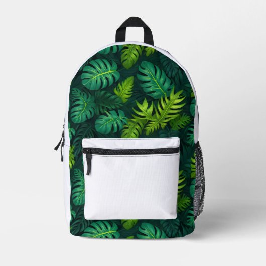 Leafy Backpack 2 Bedruckter Rucksack (Vorderseite)