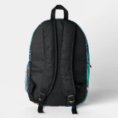 Leafy Backpack Bedruckter Rucksack (Rückseite)