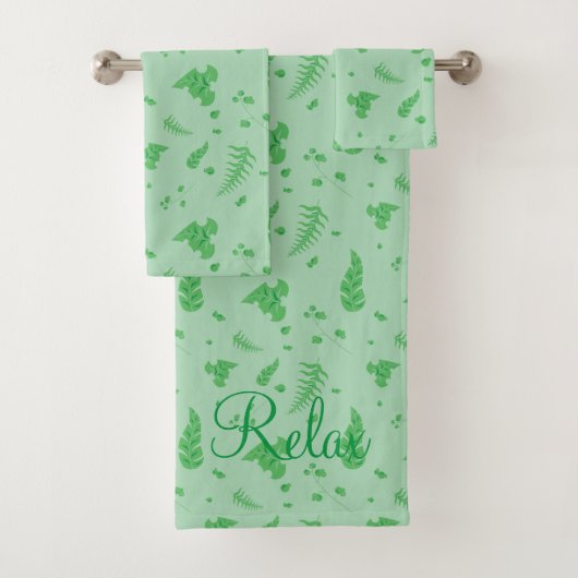 Leafy Badhandtuch Set (Insitu)