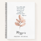 Leafy Bible Verse Prayer Journal Notizblock (Vorderseite)