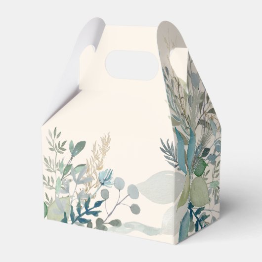 Leafy Brautparty Geschenkschachtel (Rückseite)