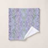Leafy Creeping Vine Drawing Pattern With Pastels Badhandtuch Set (Waschlappen)