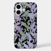 Leafy Creeping Vine Drawing Pattern With Pastels Case-Mate iPhone Hülle (Rückseite)