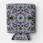 Leafy Creeping Vine Drawing Pattern With Pastels Dosenkühler (Rückseite)