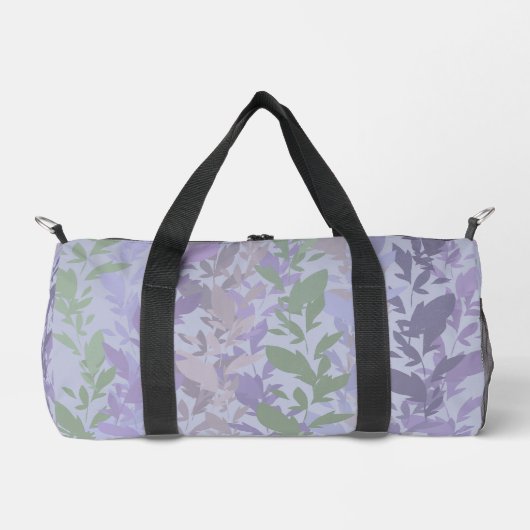 Leafy Creeping Vine Drawing Pattern With Pastels Duffle Bag (Vorderseite)