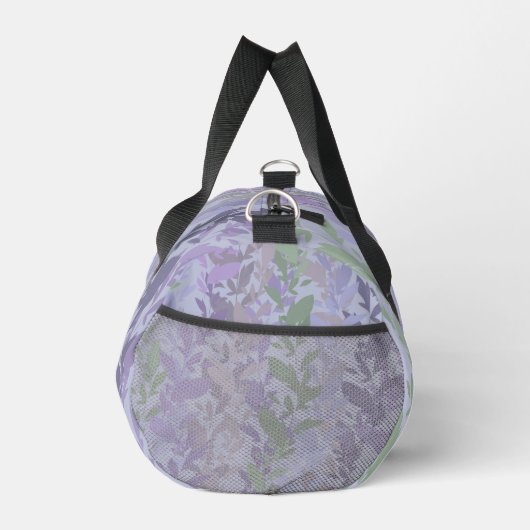 Leafy Creeping Vine Drawing Pattern With Pastels Duffle Bag (Rechts)