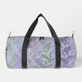Leafy Creeping Vine Drawing Pattern With Pastels Duffle Bag (Rückseite)