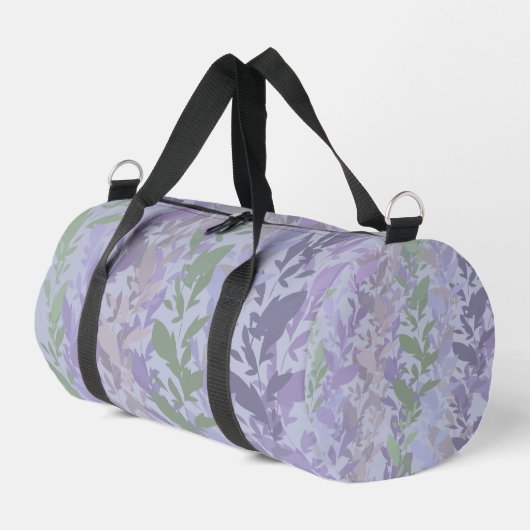 Leafy Creeping Vine Drawing Pattern With Pastels Duffle Bag (Linke Seite)