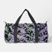 Leafy Creeping Vine Drawing Pattern With Pastels Duffle Bag (Vorderseite)