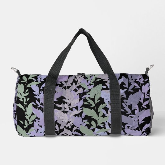 Leafy Creeping Vine Drawing Pattern With Pastels Duffle Bag (Vorderseite)