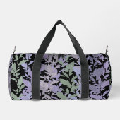 Leafy Creeping Vine Drawing Pattern With Pastels Duffle Bag (Rückseite)