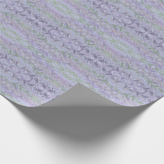 Leafy Creeping Vine Drawing Pattern With Pastels Geschenkpapier (Ecke)