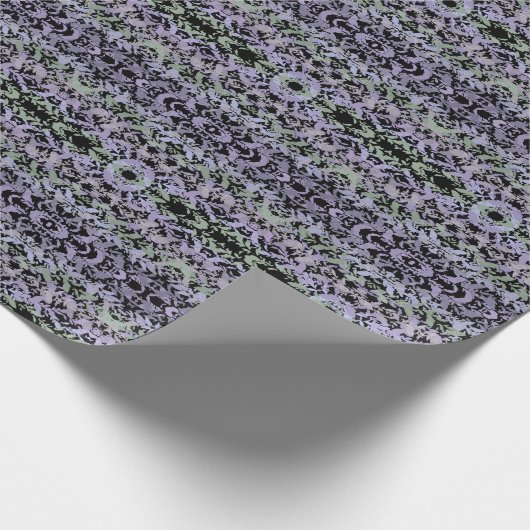 Leafy Creeping Vine Drawing Pattern With Pastels Geschenkpapier (Ecke)