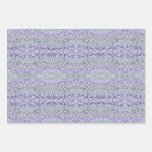 Leafy Creeping Vine Drawing Pattern With Pastels Geschenkpapier Set (Vorderseite 2)