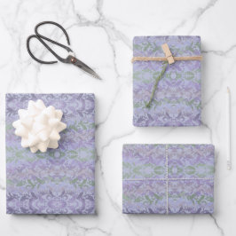 Leafy Creeping Vine Drawing Pattern With Pastels Geschenkpapier Set