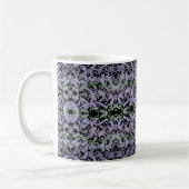 Leafy Creeping Vine Drawing Pattern With Pastels Kaffeetasse (Links)
