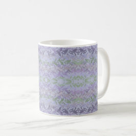 Leafy Creeping Vine Drawing Pattern With Pastels Kaffeetasse