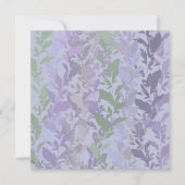 Leafy Creeping Vine Drawing Pattern With Pastels Karte (Vorderseite)