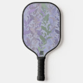 Leafy Creeping Vine Drawing Pattern With Pastels Pickleball Schläger (Rückseite)
