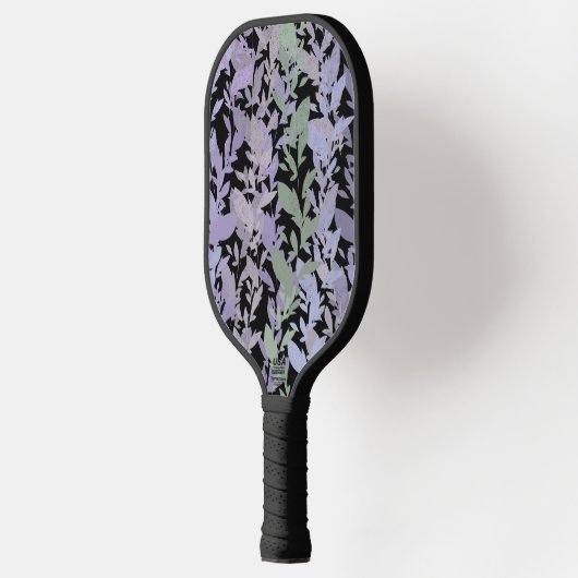 Leafy Creeping Vine Drawing Pattern With Pastels Pickleball Schläger (Links)