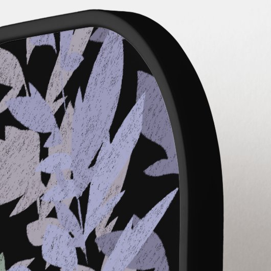 Leafy Creeping Vine Drawing Pattern With Pastels Pickleball Schläger (Linke Seite)