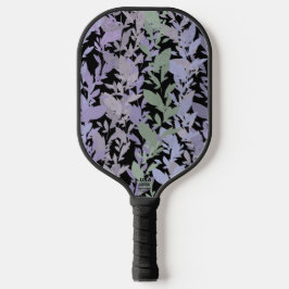 Leafy Creeping Vine Drawing Pattern With Pastels Pickleball Schläger
