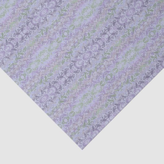 Leafy Creeping Vine Drawing Pattern With Pastels Seidenpapier (Ausschnitt)