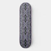 Leafy Creeping Vine Drawing Pattern With Pastels Skateboard (Vorderseite)