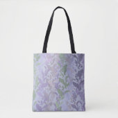 Leafy Creeping Vine Drawing Pattern With Pastels Tasche (Vorderseite)