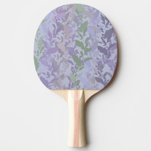 Leafy Creeping Vine Drawing Pattern With Pastels Tischtennis Schläger (Vorderseite)