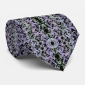 Leafy Creeping Vine Soft Pastel Drawing Pattern  Krawatte (Gerollt)