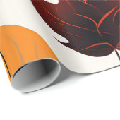 Leafy Elegance: Autumnal Soft Hues Geschenkpapier (Rolleneckpunkt)