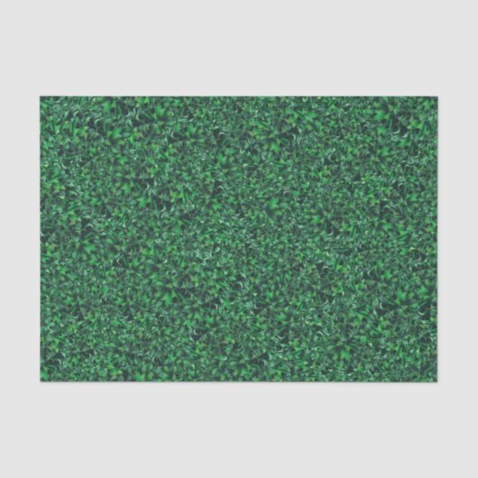 Leafy Elegance Botanisches Muster Seidenpapier (Vorderseite)