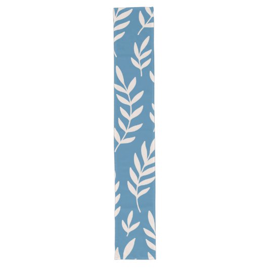 Leafy Elegance Großer Tischläufer (Vorderseite)