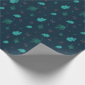 Leafy Elegance über das Umblättern von ZazzleWrapM Geschenkpapier (Ecke)