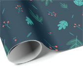Leafy Elegance über das Umblättern von ZazzleWrapM Geschenkpapier (Rolleneckpunkt)