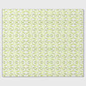 Leafy Elegance über das Umblättern von ZazzleWrapM Geschenkpapier (Flach)