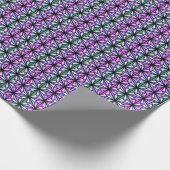 Leafy Elegance über das Umblättern von ZazzleWrapM Geschenkpapier (Ecke)