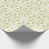 Leafy Elegance über das Umblättern von ZazzleWrapM Geschenkpapier (Ecke)