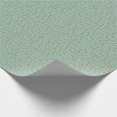 Leafy Elegance über das Umblättern von ZazzleWrapM Geschenkpapier (Ecke)