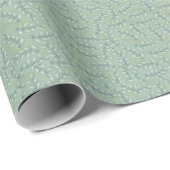 Leafy Elegance über das Umblättern von ZazzleWrapM Geschenkpapier (Rolleneckpunkt)
