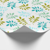 Leafy Elegance über das Umblättern von ZazzleWrapM Geschenkpapier (Ecke)