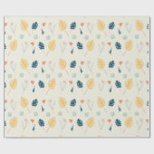 Leafy Elegance über das Umblättern von ZazzleWrapM Geschenkpapier (Flach)
