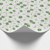 Leafy Elegance über das Umblättern von ZazzleWrapM Geschenkpapier (Ecke)