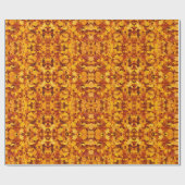 Leafy Elegance über das Umblättern von ZazzleWrapM Geschenkpapier (Flach)